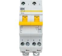 Трехпозиционный выключатель-разъединитель IEK ВРТ-63, 2P, 16А MPR10-2-016