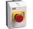 Защитная оболочка с кнопкой "Стоп" IEK IP54 DMS11D-PC55 2