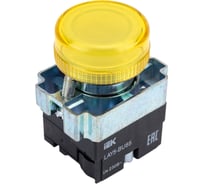 Индикатор IEK LAY5-BU65, желтого цвета, d22мм BLS50-BU-K05