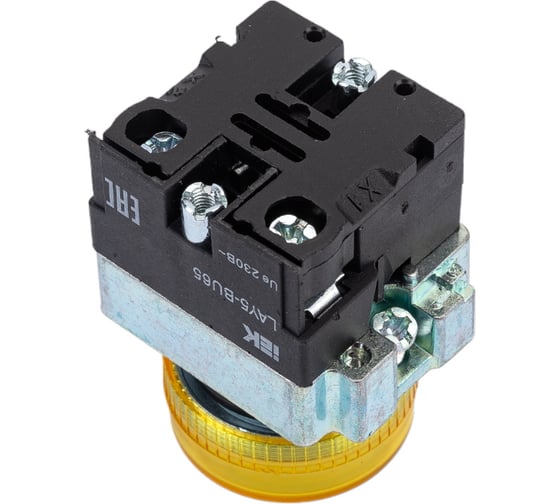 Индикатор IEK LAY5-BU65, желтого цвета, d22мм BLS50-BU-K05