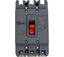 Силовой автоматический выключатель для защиты двигателя DEKraft 3P 63А 25кА ВА-302 22807DEK