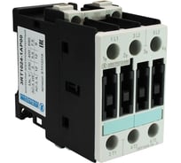 Контактор электромагнитный Электротехник 3RT1024-1AP00, 3-полюса, 12A, AC-3, 5,5кВт/400V, 230V AC, 50/60Гц, типоразмер S0, винтовые клеммы, IP20, ET012218