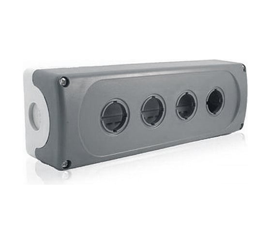 Корпус кнопочного поста ABB MEP4-0 на 4 элемента, пластиковый 1SFA611814R1000
