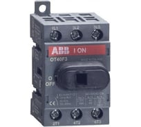Рубильник ABB OT16F3, 3п, с рукояткой, DIN 1SCA104811R1001