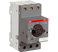 Автоматический выключатель с регулированием тепловой защитой ABB MS116-20 10кА, 16A-20А 1SAM250000R1013