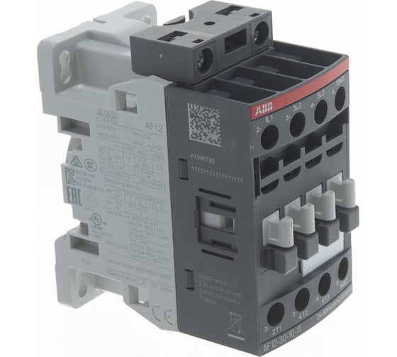 Контактор ABB AF12-30-10-11, с универсальной катушкой управления, 24-60B, AC/20-60BDC 1SBL157001R1110