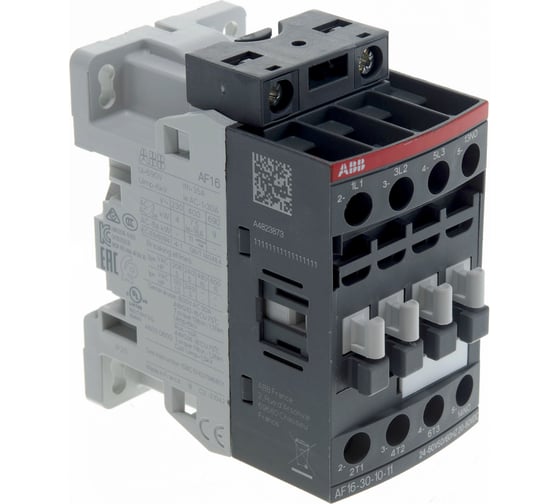 Контактор ABB AF16-30-10-11, с универсальной катушкой управления, 24-60BAC/20-60BDC 1SBL177001R1110