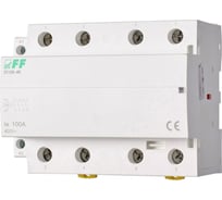 Контактор Евроавтоматика F&F ST100-40 4NO, потребляемая мощность 9Вт, 6 модуля, монтаж на DIN-рейке EA13.001.017