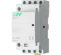 Контактор Евроавтоматика F&F ST25-31 3NO+1NC, потребляемая мощность 4,0Вт, 2 модуля, монтаж на DIN-рейке EA13.001.008