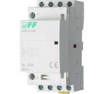 Контактор Евроавтоматика F&F ST25-31/24 3NO+1NC, потребляемая мощность 4,0Вт, 2 модуля, монтаж на DIN-рейке EA13.001.015