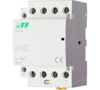 Контактор Евроавтоматика F&F ST40-31 3NO+1NC, потребляемая мощность 6,4Вт, 3 модуля, монтаж на DIN-рейке EA13.001.011