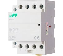 Контактор Евроавтоматика F&F ST63-31 3NO+1NC, потребляемая мощность 6,4Вт, 3 модуля, монтаж на DIN-рейке EA13.001.013