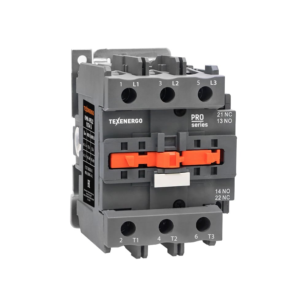 Магнитный пускатель Texenergo КМИ 49512 95А 380В 1з+1р Б KMI409538012 ...