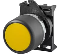 Кнопка Giovenzana плоская, задвижная, черная, D22 PPPN8