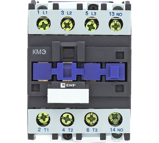 Малогабаритный контактор EKF КМЭ, 12А, 400В, 1NC, Basic SQctr-s-12-400-nc-basic 1