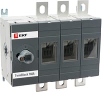 Рубильник EKF TwinBlock PROxima, 1600A, 3P, без рукоятки управления tb-s-1600-3p