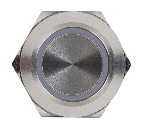 Кнопка EKF PROxima S-Pro67, 19 мм, без фиксации, с красной подсветкой, 230В 20 шт. s-pro67-111