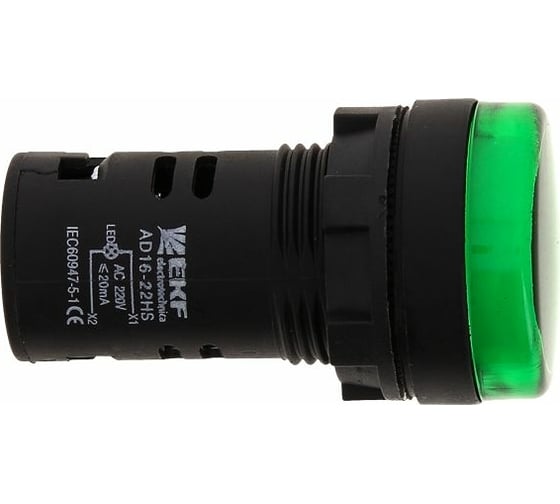 Светодиодная матрица EKF AD16-22HS, зеленая 24В DC PROxima ledm-ad16-g-24