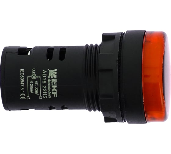 Светодиодная матрица EKF AD16-22HS, красная, 12В, AC/DC, 10 шт PROxima ledm-ad16-r-12
