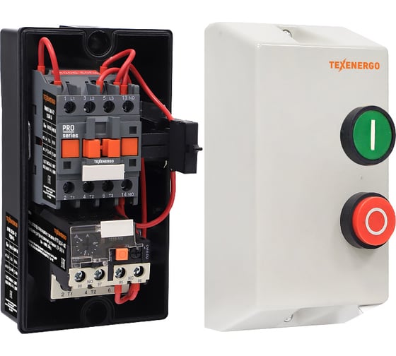 Магнитный пускатель Texenergo ПМЛ 1220 230В У2 Б РТЛ 1014-М2 7,0-10,0А PM3L12MR14