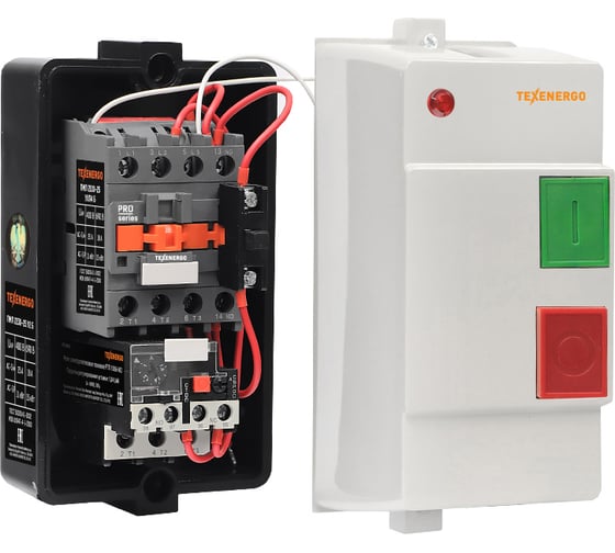 Магнитный пускатель Texenergo ПМЛ 2230 230В 25А У2 Б РТЛ 1022-М2 17-25А PM3L25MR22L