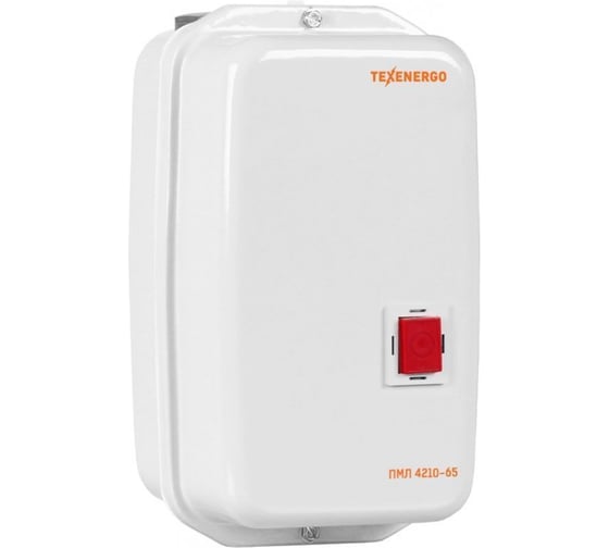 Магнитный пускатель Texenergo ПМЛ 4210 400В 65А 1з+1р У2 Б РТЛ 2059-М2 48-65А PM3L65Q59 1