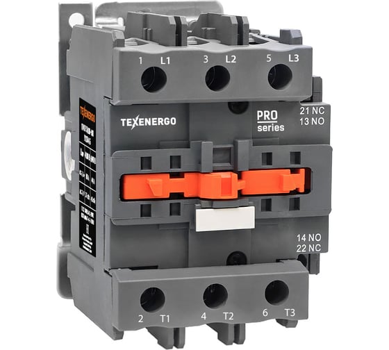 Магнитный пускатель Texenergo ПМЛ 5100 110В 95А 1з+1р УХЛ4 Б PM1L95F