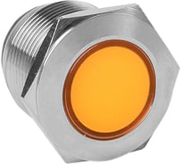 Сигнальная лампа EKF оранжевая, S-Pro67, 19 мм, 24В, 20 шт. PROxima s-pro67-332