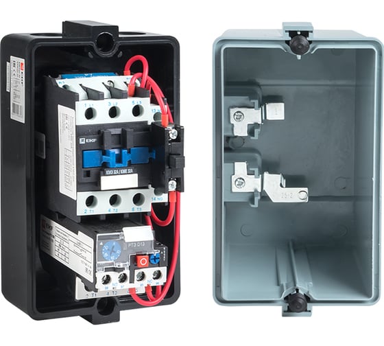 Пускатель в корпусе с РТЭ EKF PROxima КМЭ 32А, 220В, IP65 ctrp-r-32-220v