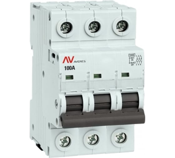Выключатель нагрузки EKF AVERES AVN 3P, 100A avn-3-100-av