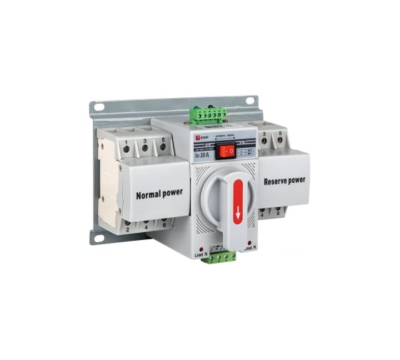Устройство EKF АВР, МСБ 20А 3Р 400В PROxima ats-mcb-20c-3p-pro