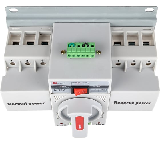 Устройство EKF АВР, МСБ 25А 3Р 400В PROxima ats-mcb-25c-3p-pro