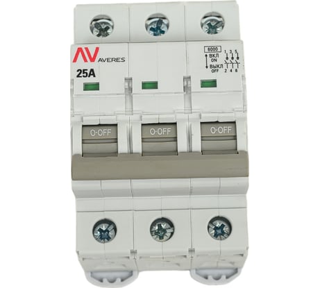 Выключатель нагрузки EKF AVN, 3P 25A AVERES avn-3-25-av