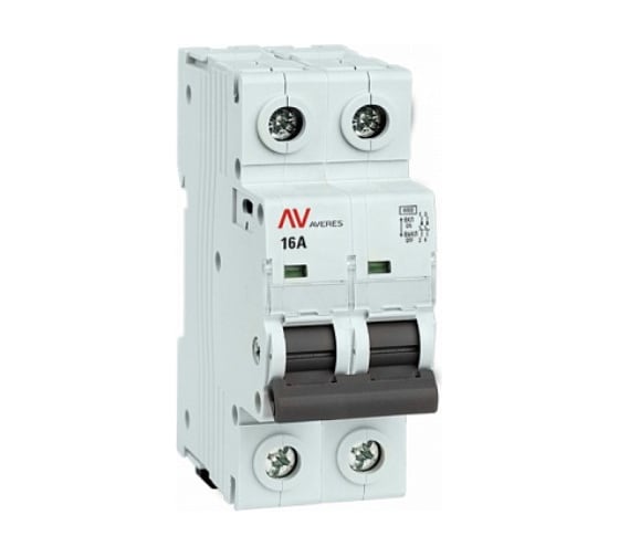 Выключатель нагрузки EKF AVN, 2P, 16A, AVERES avn-2-16-av 1