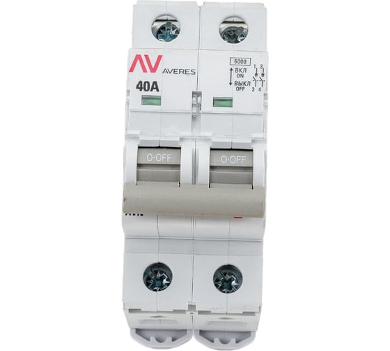 Выключатель нагрузки EKF AVN, 2P, 40A, AVERES avn-2-40-av