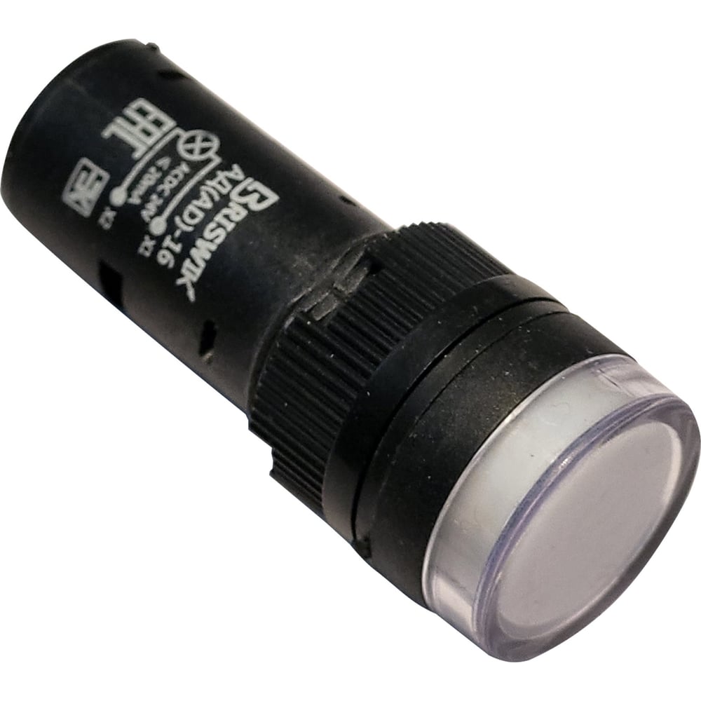 Индикатор светодиодный Briswik АД(AD)-16 белый 220В AC/DC IP65 16AC ...