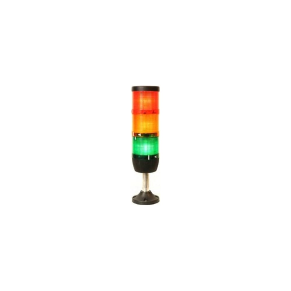 Сигнальная светодиодная колонна Emas 70мм, красная, желтая, зеленая .