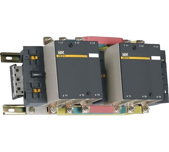 Контактор IEK КТИ-51153 реверс, 115А, 400В/АС3 KKT53-115-400-10