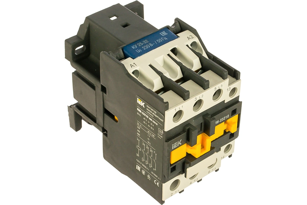 Контактор IEK КМИ-23210, 32А, 24В/АС3, 1НО KKM21-032-024-10 - выгодная ...