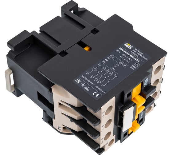 Контактор IEK КМИ-23210, 32А, 24В/АС3, 1НО KKM21-032-024-10