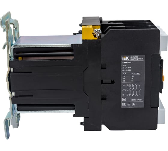 Контактор IEK КМИп-46512, 65А, 24В/АС3, 1НО, 1НЗ KMD41-065-024-11