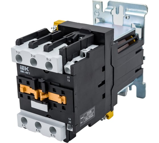 Контактор IEK КМИп-46512, 65А, 24В/АС3, 1НО, 1НЗ KMD41-065-024-11