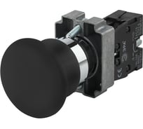 Кнопка управления ЭРА LAY5-BC21 Грибок, черный, 1з, 20/200/3200 Б0045640