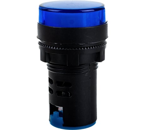 Лампа ЭРА AD22DS(LED)матрица d22мм, синий, 230В, 10/1000/12000 Б0045621