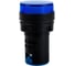 Лампа ЭРА AD22DS(LED)матрица d22мм, синий, 230В, 10/1000/12000 Б0045621 1