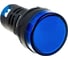 Лампа ЭРА AD22DS(LED)матрица d22мм, синий, 230В, 10/1000/12000 Б0045621 2