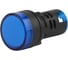 Лампа ЭРА AD22DS(LED)матрица d22мм, синий, 24В, AC/DC, 10/1000/12000 Б0045613 1