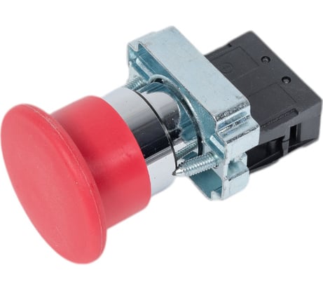 Кнопка управления ЭРА LAY5-BC42 Грибок, красная, 1р, 20/200/3200 Б0045643