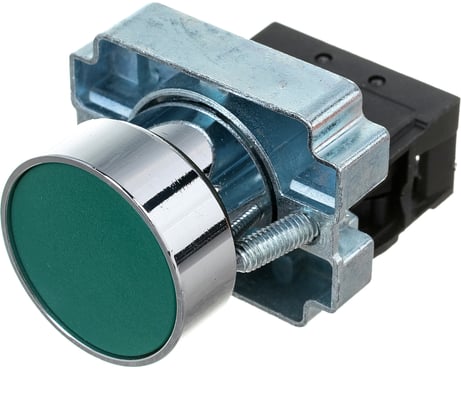 Кнопка управления ЭРА LAY5-BA31 без подсветки, зеленая, 1з, 20/200/8000 Б0045665