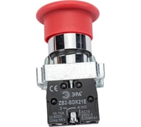 Кнопка управления ЭРА LAY5-BC41 Грибок, красная, 1з, 20/200/3200 Б0045642